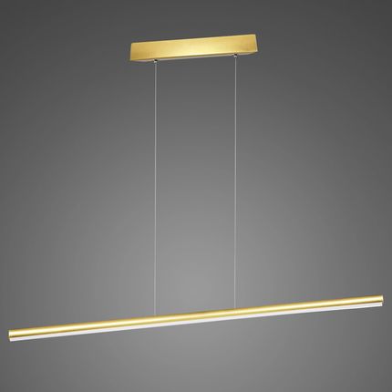 Lampa Wisząca Linea No.1 100 Cm 3K Złota Ściemnialna Altavola Design (Barwa Światła Delikatnie Ciepła, Kolor Złoty, Możliwość Ściemniania Tak)