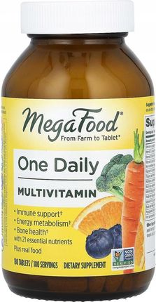 MegaFood One Daily Multivitamin | Dla Kobiet i Mężczyzn 180 tab.