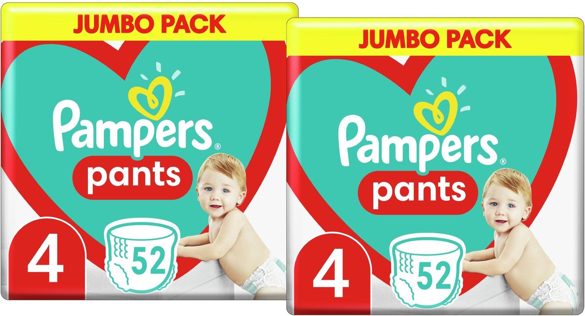 Pieluchomajtki Pampers 4 Pants 9-15kg 104 Szt. - Pieluchomajtki 4 Dla ...