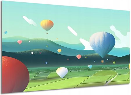 Aleobrazy Obraz Na Płótnie Balon Lot Balonów 120x80