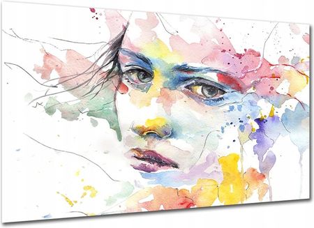 Aleobrazy Obraz Twarze T9 120x80cm Kobieta Kolorowa