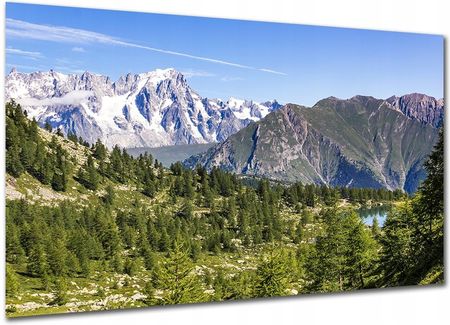 Aleobrazy Obraz Na Płótnie Pejzaż W5 120x80cm Góry Dolina