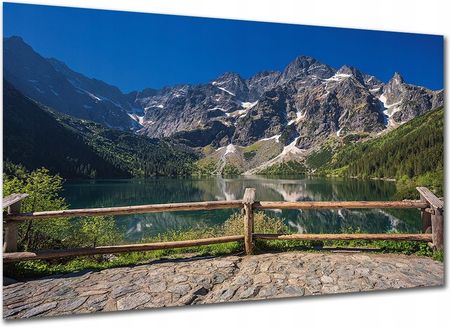 Aleobrazy Obraz Tatry Pejzaż W11- 120x80cm Góry Morskie Oko