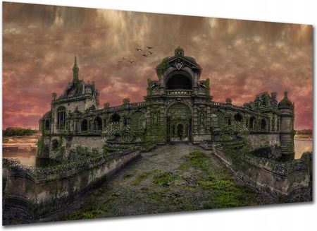 Aleobrazy Obraz Do Salonu Widok W22- 120x80cm Fantasy Pałac