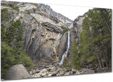 Aleobrazy Nowoczesny Obraz Góry W25 120x80cm Górski Wodospad