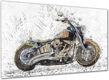 Aleobrazy Obraz Do Salonu Motor 1 Motocykl 120x80 Na Płótnie