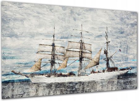 Aleobrazy Obraz Do Salonu Statek 3 120x80 Morze Żaglowiec