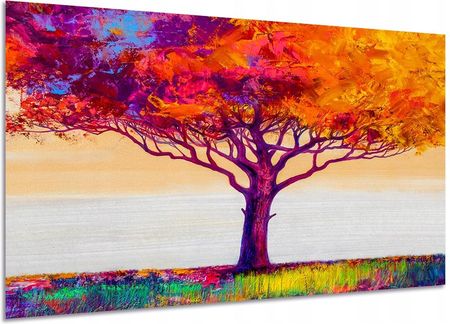 Aleobrazy Obraz Drzewo 2 -120x80 Art Malowane Farbą Olejną