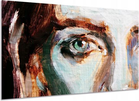 Aleobrazy Obraz Twarz 29 Art 120x80cm Oko Kobieta Painted