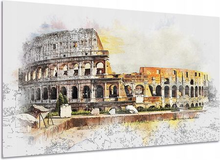 Aleobrazy Obraz Widok 66 Kolosuem Rzym 120x80 Ruiny Art