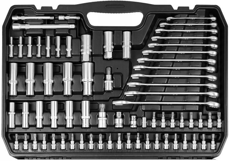Zestaw narzędziowy Neo Tools Klucze Nasadowe Torx Hex 1/4 3