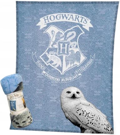 Duży Koc Pled Hedwiga Harry Potter Sowa Pluszowa Oryginalna Narzuta