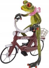 Zdjęcie Ozdobna Figurka 16,5X11,5X15,5cm Żaba Na Rowerze - Katowice