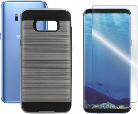 Gsm Hurt Etui Case Do Samsung Galaxy S8 Plus G955 Backcase Motomo Szare I Szkło