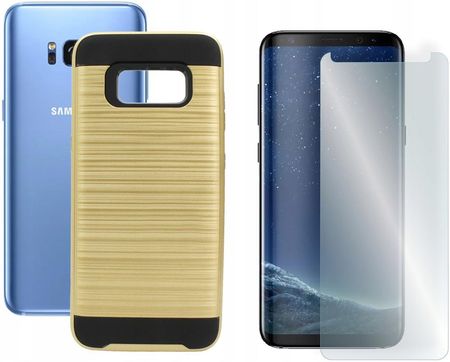 Gsm Hurt Etui Case Do Samsung Galaxy S8 G950 Backcase Motomo Złote I Szkło