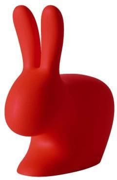Qeeboo Krzesełko Rabbit Czerwony 90002Re 59977