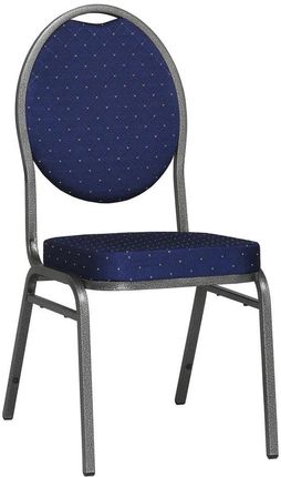 Elior Niebieskie Tapicerowane Krzesło Bankietowe Pogos 3X 37147