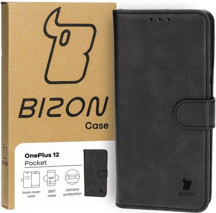 Bizon Etui Case Pocket Do Oneplus 12, Czarne