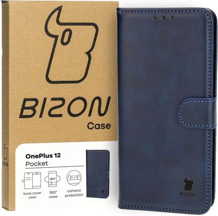 Bizon Etui Case Pocket Do Oneplus 12, Granatowe