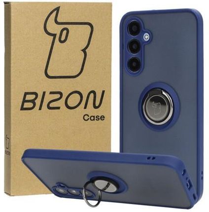 Bizon Etui Case Hybrid Ring Do Galaxy A25 5G, Granatowe