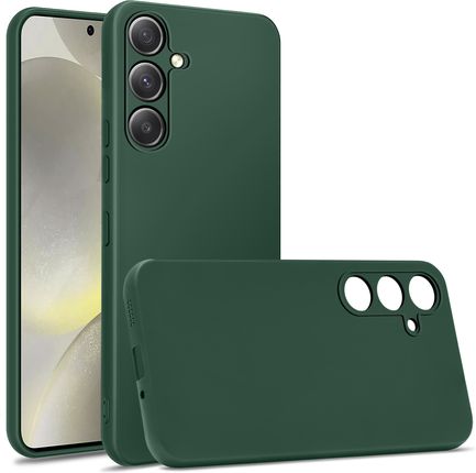 Krainagsm Etui Do Samsung Galaxy S24+ Plus Case Matt Plecki Matowe Soft Szkło 9H