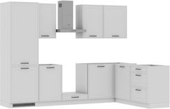 Zdjęcie Zestaw Mebli Kuchennych Trento 275X185 L/P Biały Mat 100440208 - Dobrzany