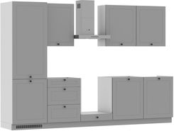 Zdjęcie Zestaw Mebli Kuchennych Bergamo 300 L/P Biały Mat 100440210 - Szadek