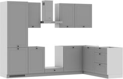 Zdjęcie Zestaw Mebli Kuchennych Bergamo 275X185 L/P Biały Mat 100440212 - Biała Podlaska