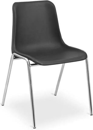 Elior Czarne Metalowe Krzesło Konferencyjne Hisco 4X 36665