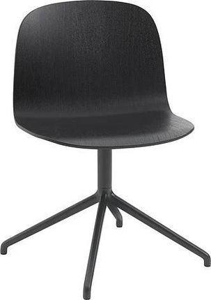 Muuto Krzesło Obrotowe Visu Wide Swivel Czarne 161170
