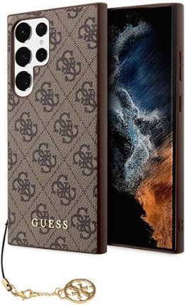 Guess 4G Charms Collection Etui Samsung Galaxy S24 Ultra (Brązowy)