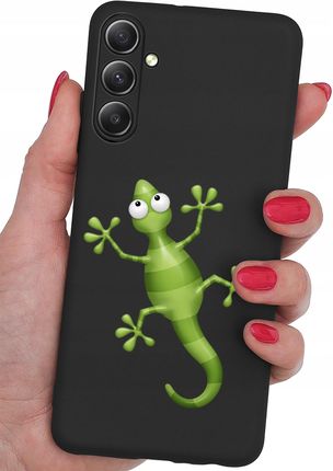 Krainagsm Etui Do Samsung Galaxy S24+ Plus Case Soft Matt Plecki Szkło 9H