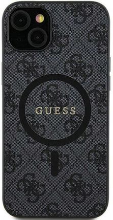 Guess 4G Collection Leather Metal Logo Magsafe Etui Samsung Galaxy S24 (C