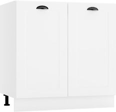 Zdjęcie Stolkar Szafka Kuchenna Stojąca 80 Adele D80 Biała Groszek Mat 0100102 - Pyrzyce