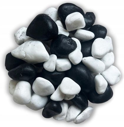 Gawlik Kamienie Czarne Białe Mix Thassos Otoczak