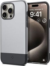 Spigen Etui Style Armor Magfit Magsafe Do Iphone 15 Pro, Srebrno-Szare