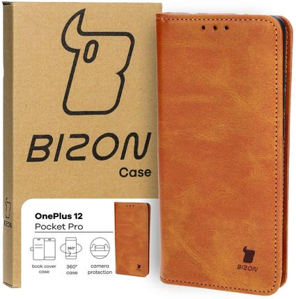Bizon Etui Case Pocket Pro Do Oneplus 12, Brązowe