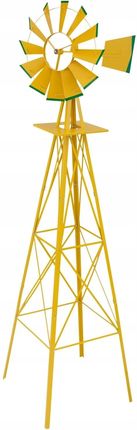 Żółty Wielki Wiatrak 245cm Dekoracja Na Ogród