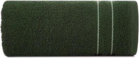 Eurofirany Ręcznik Bawełniany Ze Stebnowaną Bordiurą Emina 70X140 Zielony 112869