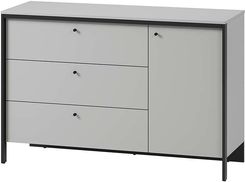 Lenart Meble Komoda Gris Gs 04 Szary + Czarny 17622_171199