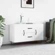 Vidaxl Komoda Biała 100X36X60 Cm Materiał Drewnopochodny 168806193