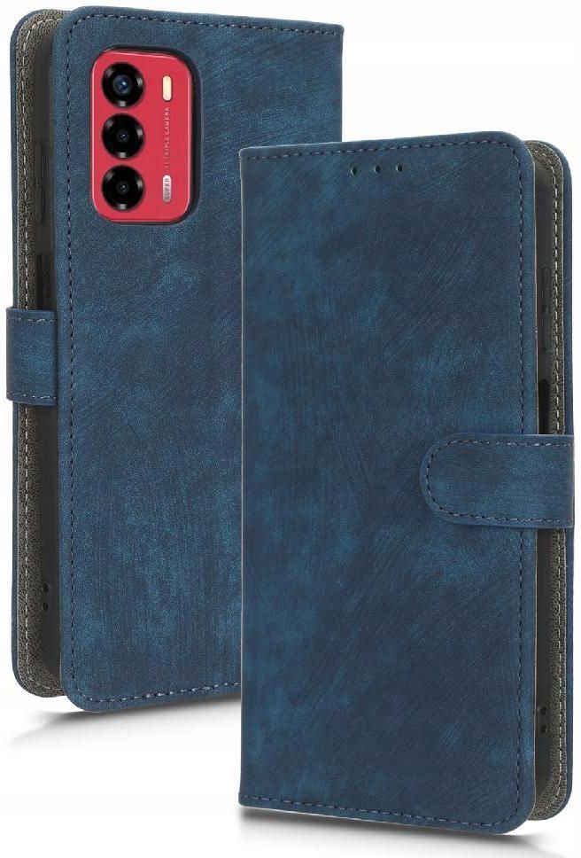 Custodia Portafoglio SEAHAI In Pelle Per ZTE Blade V40 Vita – Copertina Magnetica Con Slot Per Carte E Supporto – Nero