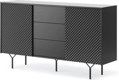 Zdjęcie Piaski Komoda Raven Ksz144 2D Czarny Grafit 100414098 - Sieradz