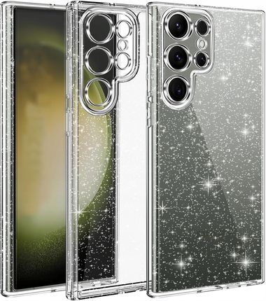Case Etui Do Samsung Galaxy S24 Ultra Brokat Silicone Szkło 9H
