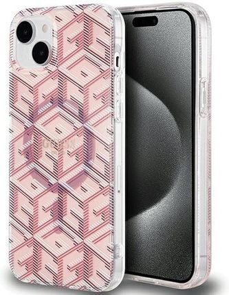 Guess Guhmp15Mhgcustgp Iphone 15 Plus / 14 Plus 6.7" Różowy/Pink Hardcase Iml Gcube Magsafe