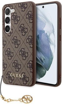 Guess Etui Do Galaxy S24+ Brązowy 4G Charms Collection