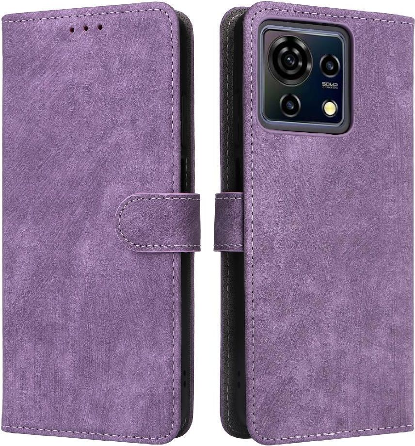 TIANDIMY Custodie Personalizzate per ZTE Blade V50 Vita,Cover Personalizzata con Foto e Testo per ZTE Blade V50 Vita Custodie da cintura, Pelle Portafoglio con Supporto Flip Case Cover - White
