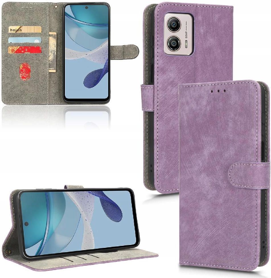 Custodia GOKEN Per Motorola Moto G73 5G | Portafoglio In Pelle PU Con Slot E Supporto, Blu - 4