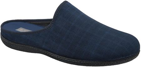 Kapcie SANITAL FLEX LC9939 H Blue Granatowe Pantofle domowe Ciapy zdrowotne