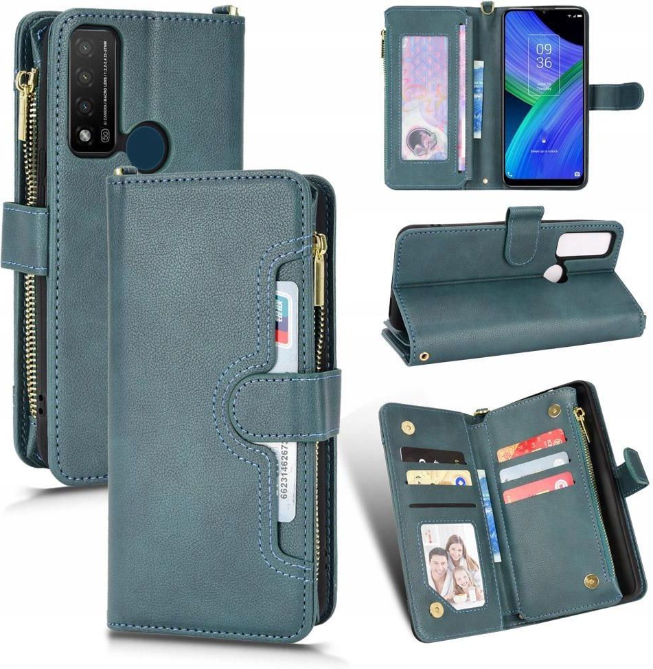 Carcasa Libro Con Billetera MOJIA Funda Para TCL 20R 5G (TCL 20 R 5G), Carcasa De Protector Teléfono Ranuras Tarjetas